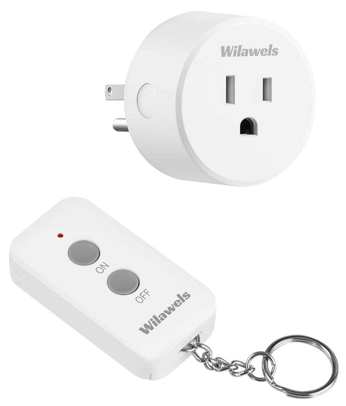 Wireless Remote Control Outlet Plug for Hard to Reach Lights 15A 1875W HighPower