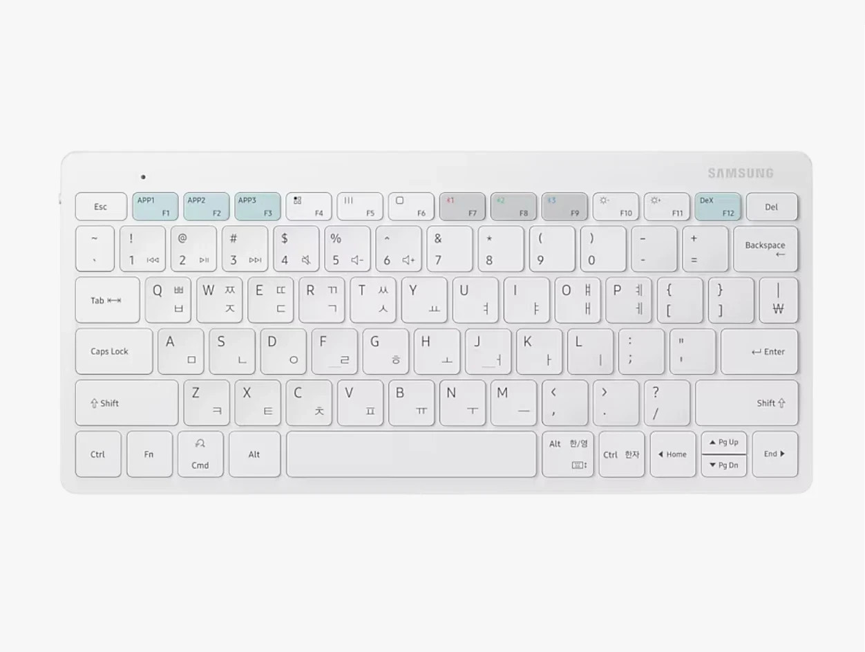 Open Box- Samsung Smart Keyboard Trio 500 - White