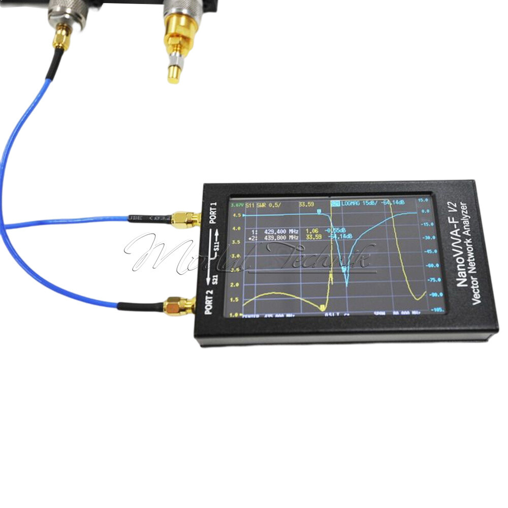 4.3"" HF/VHF/UHF NanoVNA-V2 F 50k-3G Vector Network Analyzer Antenna Analyzer-