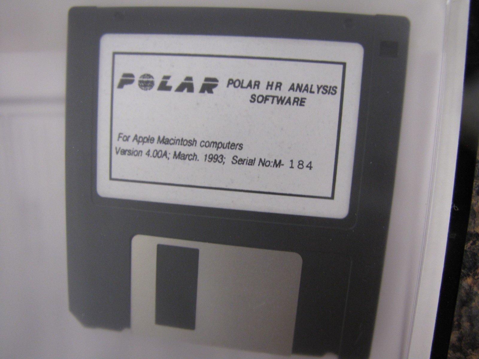 Vtg Polar Computer Interface MACINTOSH Vantage XL Software 3.5" Complete -MM22