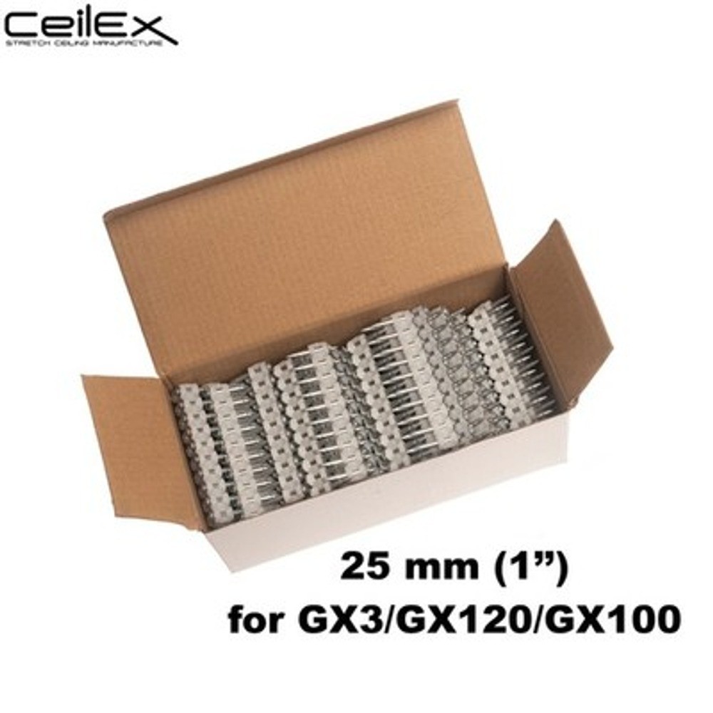 1000x Collated Concrete Nails 25mm 1" Hilti GX3 GX120 GX100 X-GN Nailer