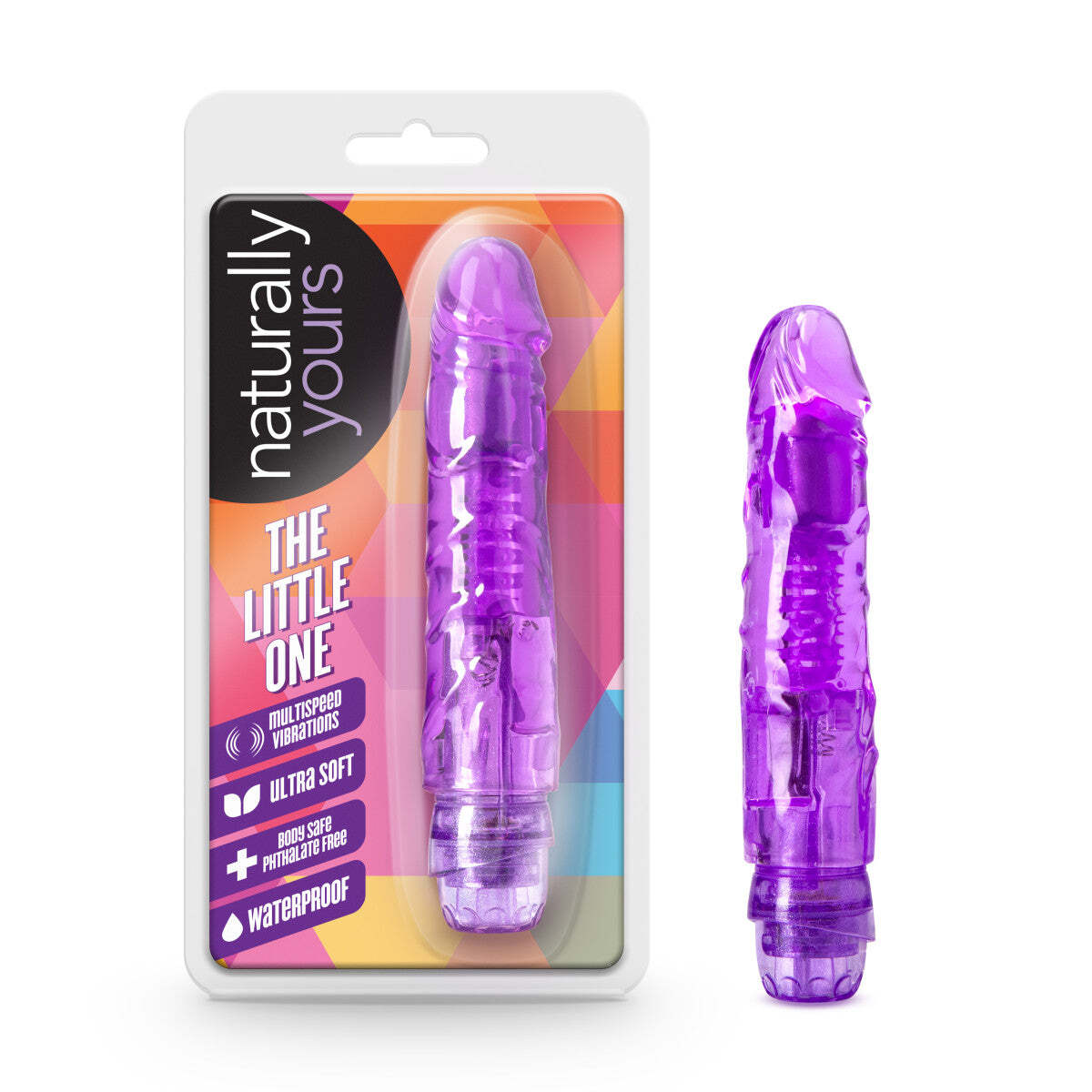 Blush Naturally Yours  6.5" Soft Slim Mini Waterproof Vibrating Dildo Vibrator