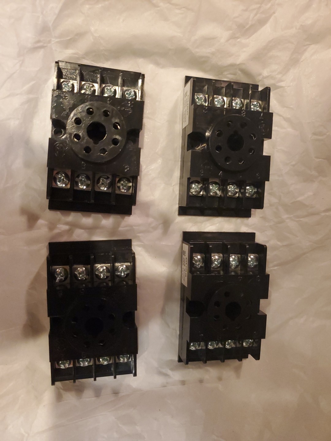 CURTIS CUS8 SOCKET BASE 10A Lot of 4