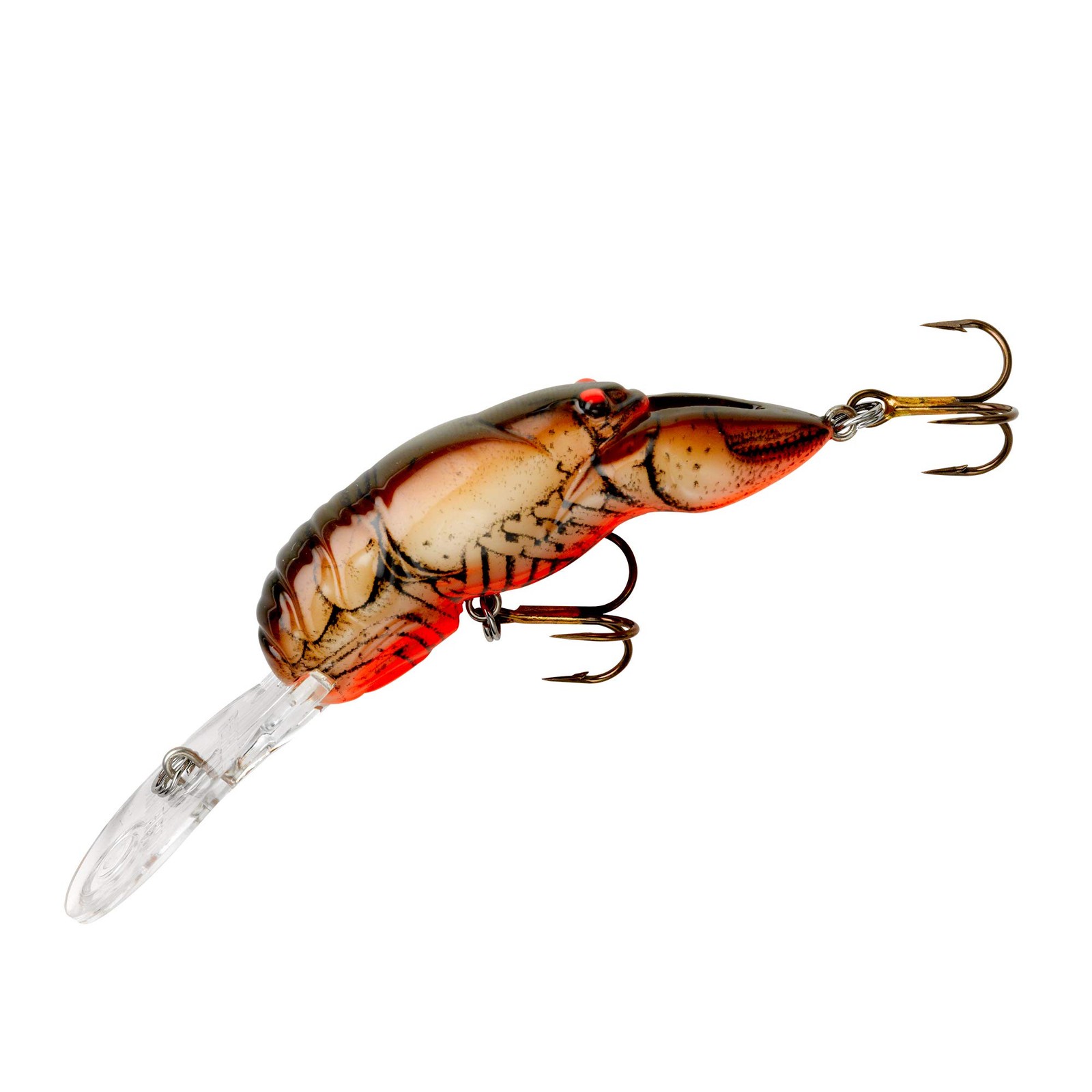 Rebel Lures Original Realistic Crawfish Deep Wee (8-10 ft Depth), Ditch/Brown