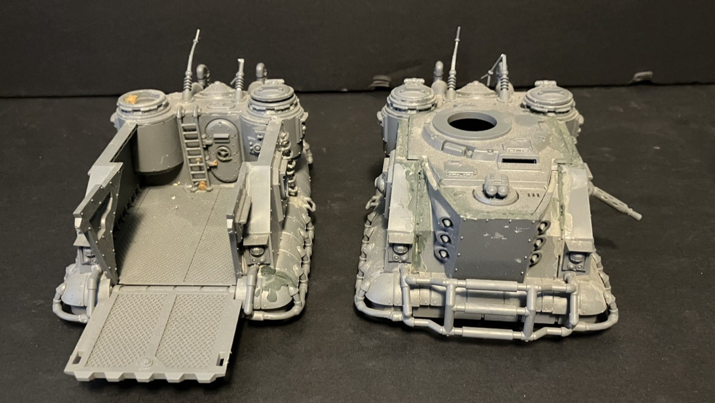 Warhammer 40K Adeptus Mechanicus Skorpius Dunerider & Disintegrator Incomplete
