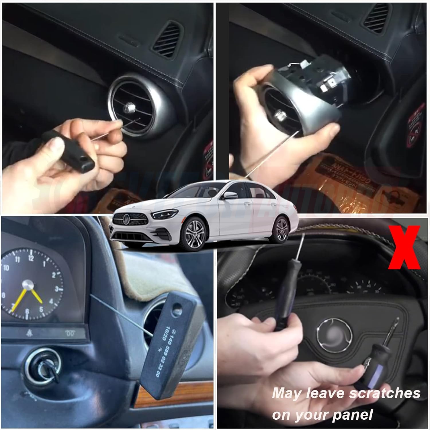 Instrument Cluster Removal Pulling Hook Tool For Mercedes Benz C-Class E-Class