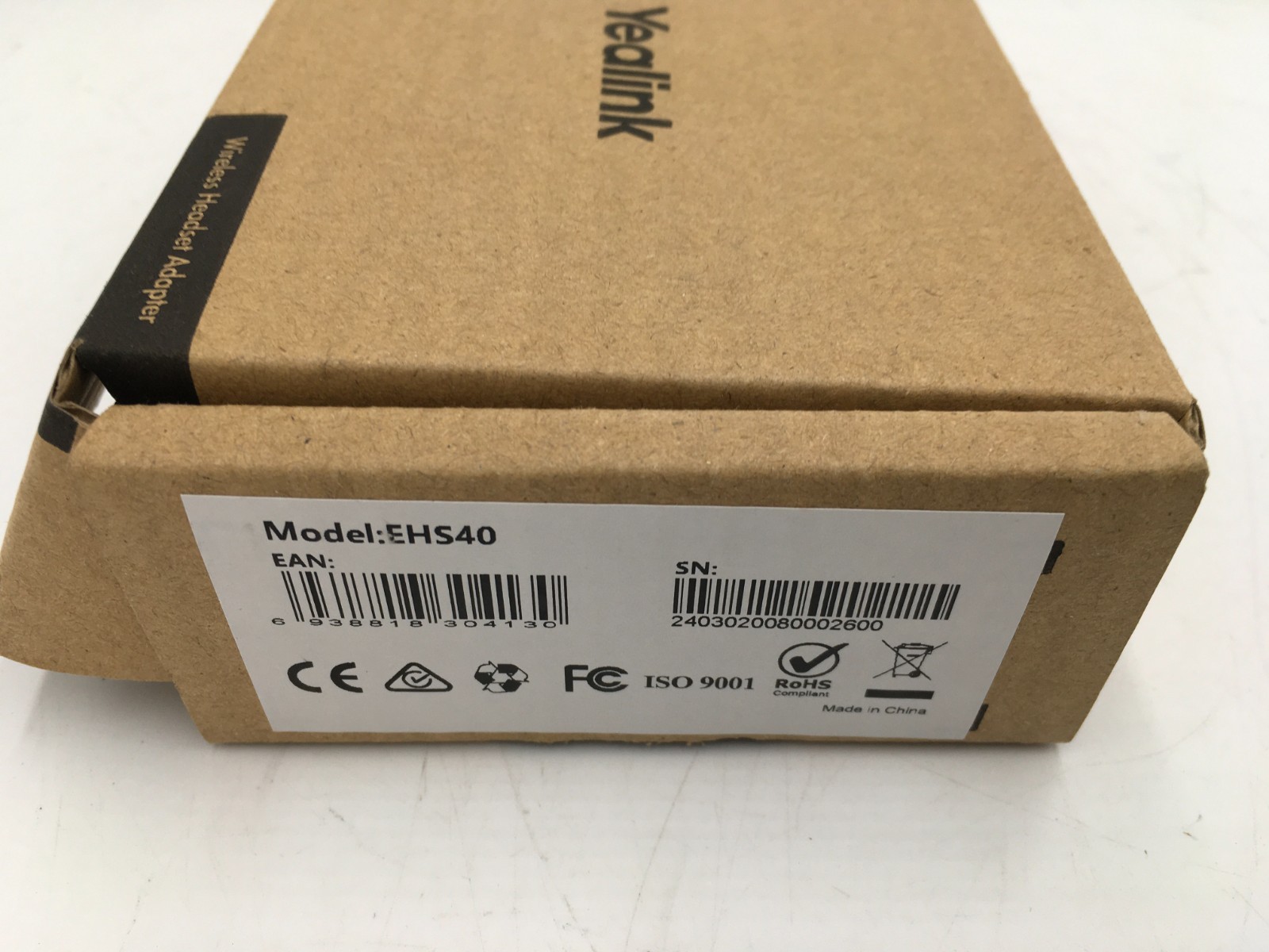 Brand New Yealink EHS40 Wireless Headset Adapter Genuine