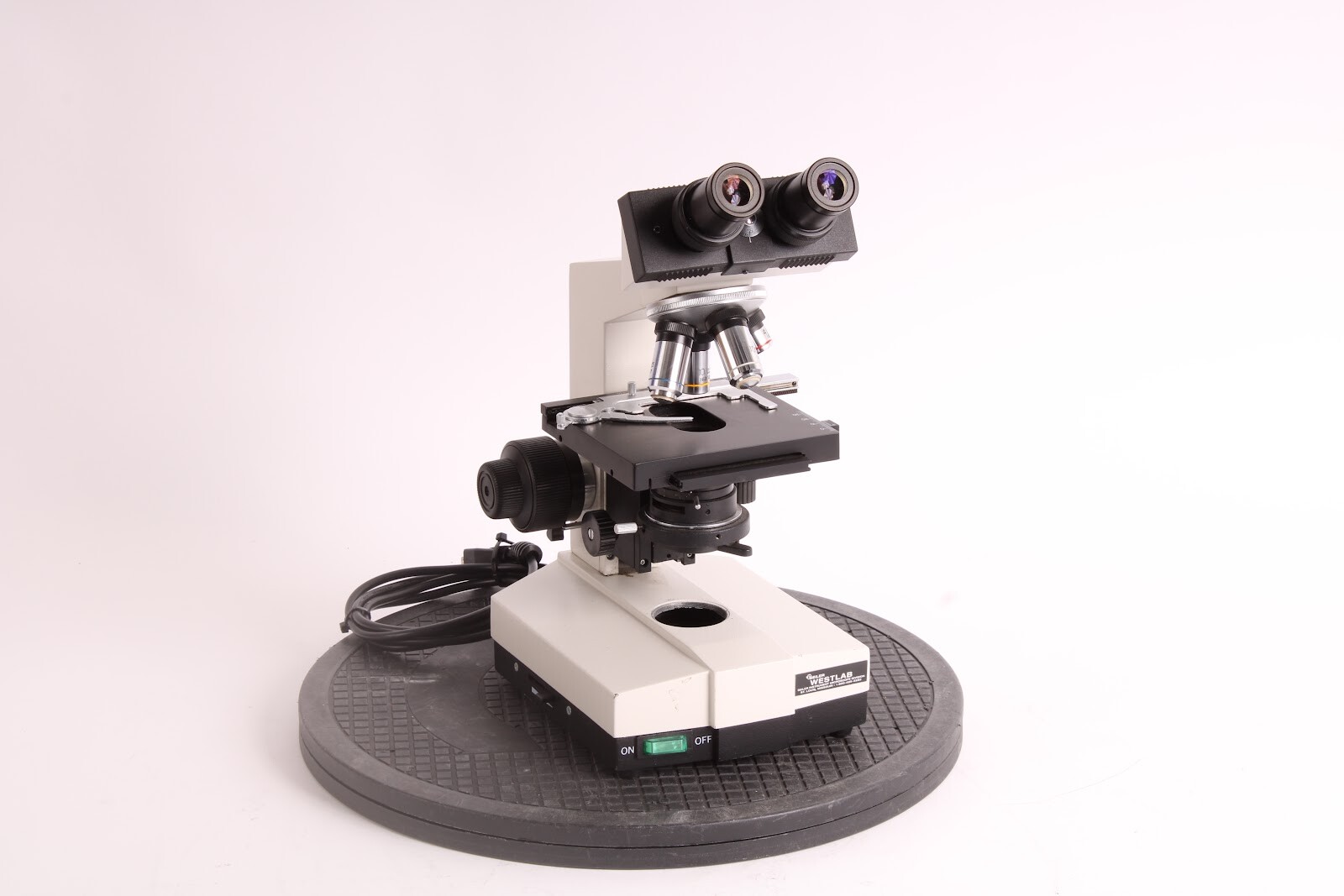 Seiler Westlab Microscope W/ 2x: WF10X-18MM & 4x/0.1 10x/0.25 40x/0.65 100x/1.25