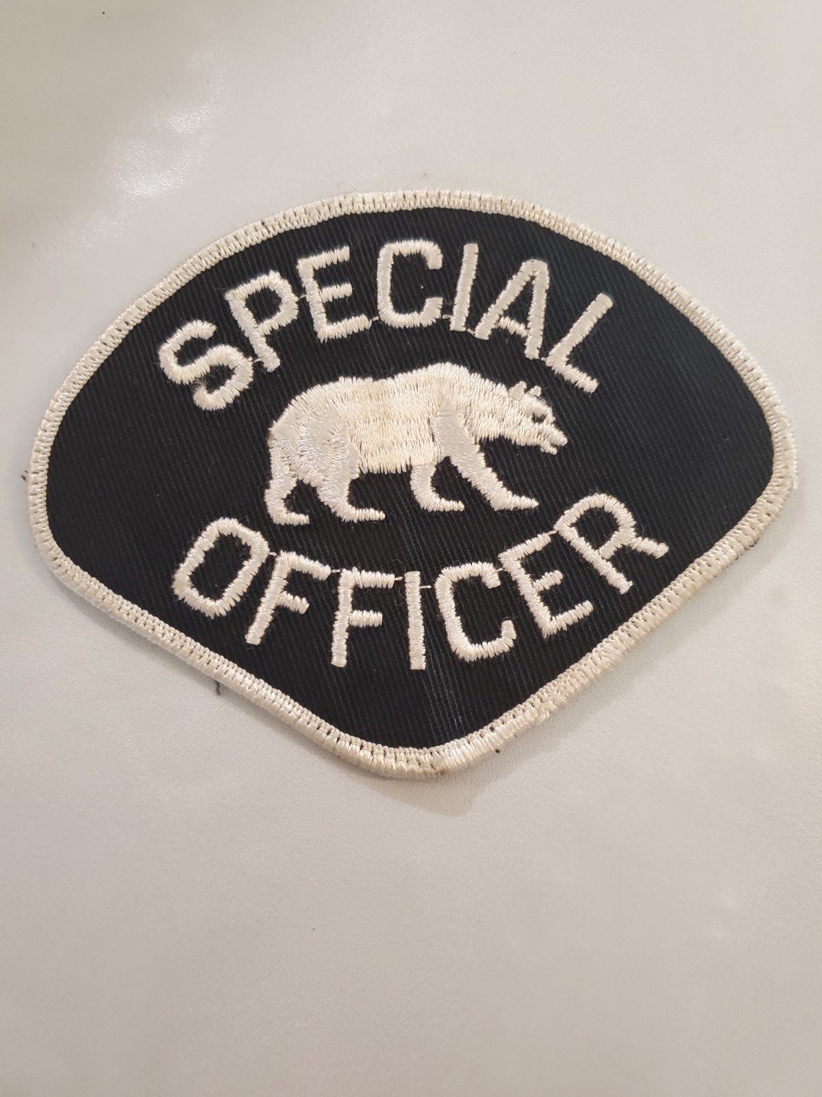 Obsolete California state "Special Officer" embroidered patch