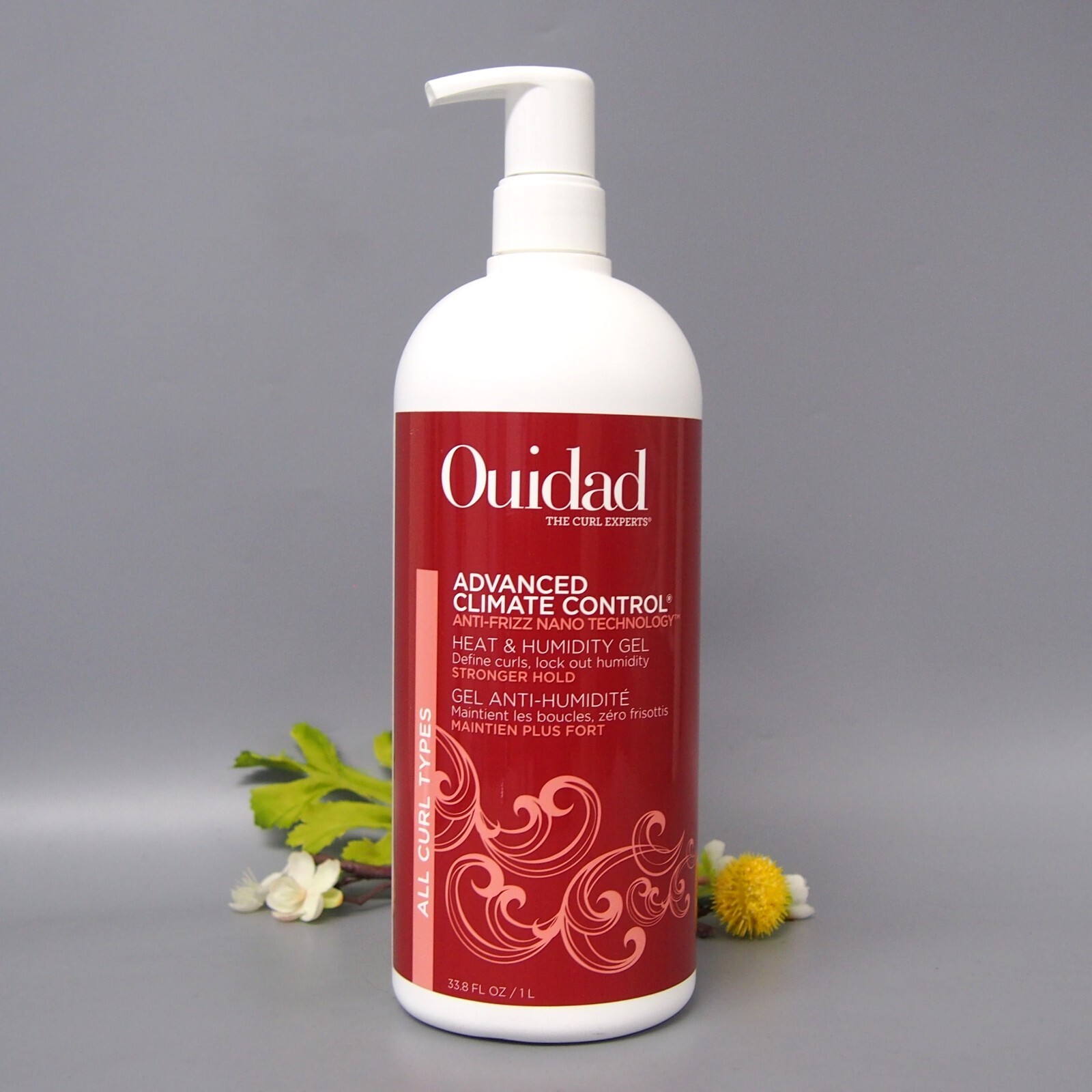 Stronger Hold Ouidad Advanced Climate Control Heat & Humidity Gel 33.8oz / 1L