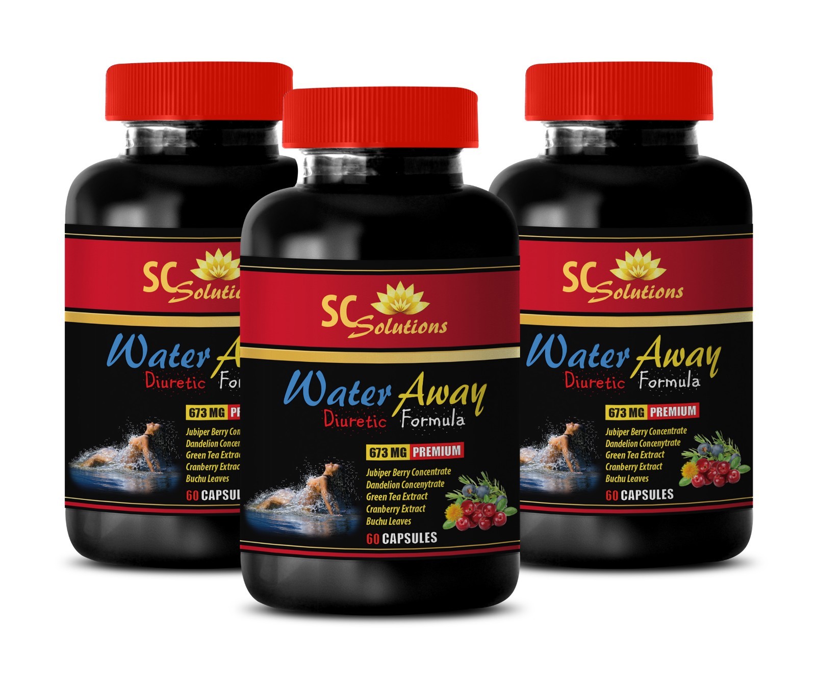 Weight loss drinks - WATER AWAY PILLS 3B - green tea drops
