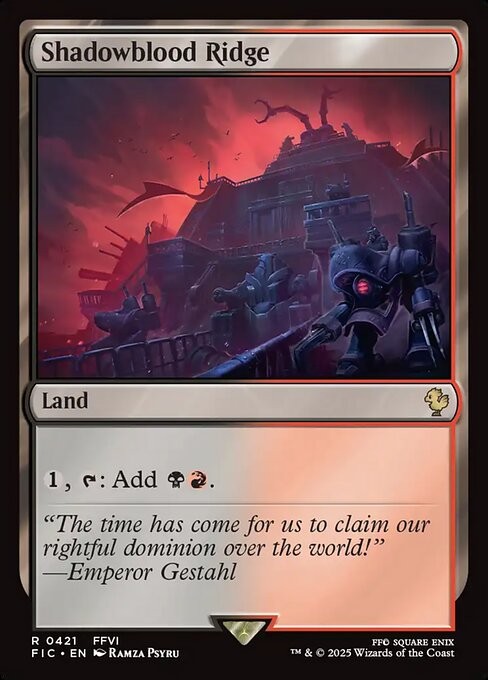 Shadowblood Ridge 421 R Normal FIC MTG NM