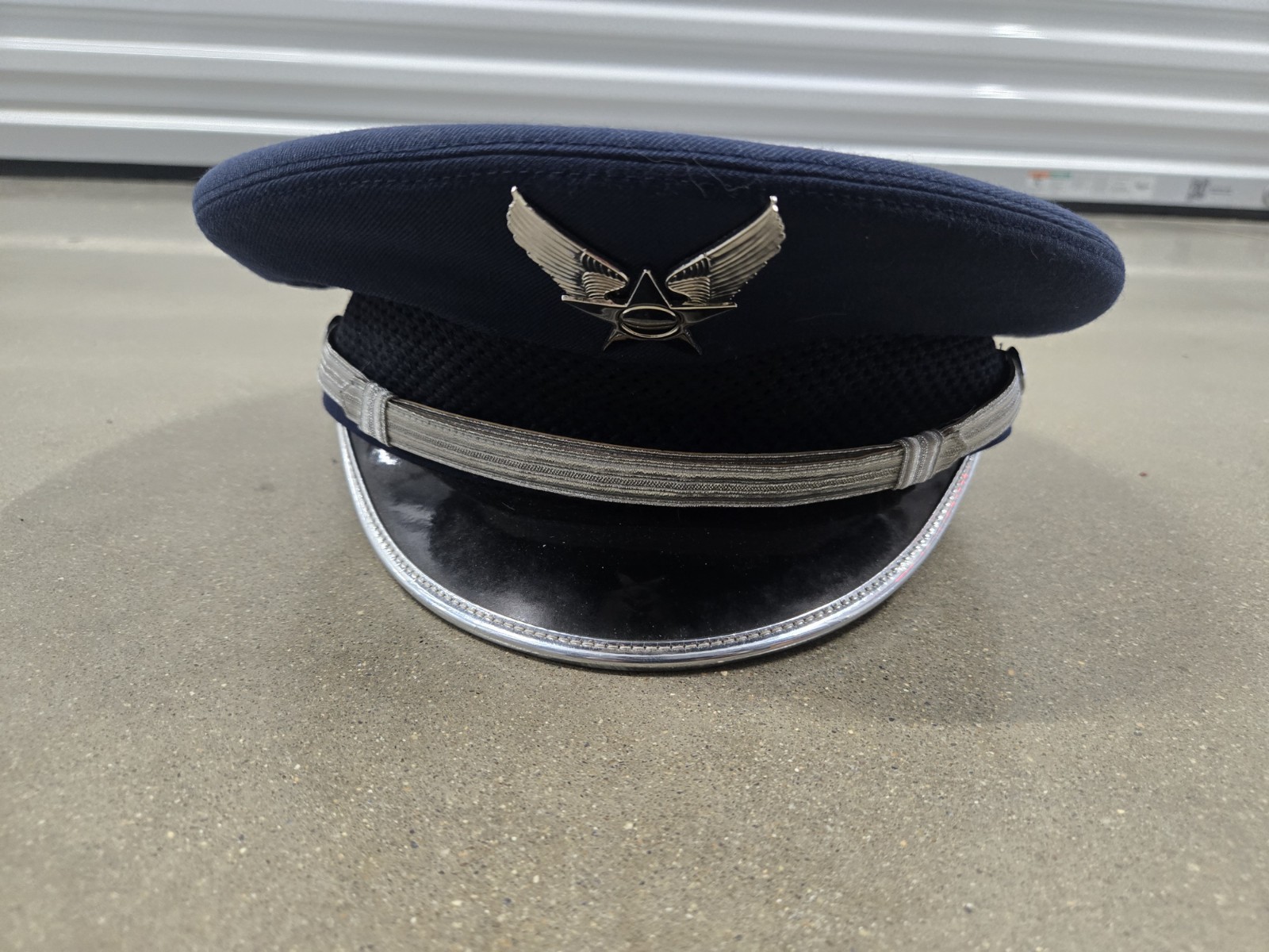 Kingform Cap Hat Mens 7 1/4 Air Force USAF Academy Cadet Flight Service Visor