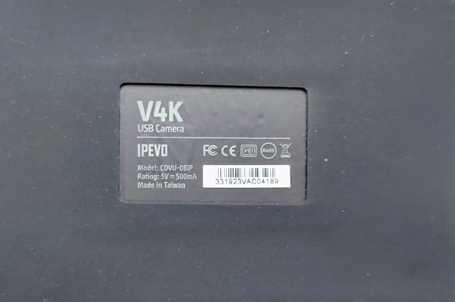 IPEVO V4k CDVU-08IP Ultra High Definition USB Document Camera