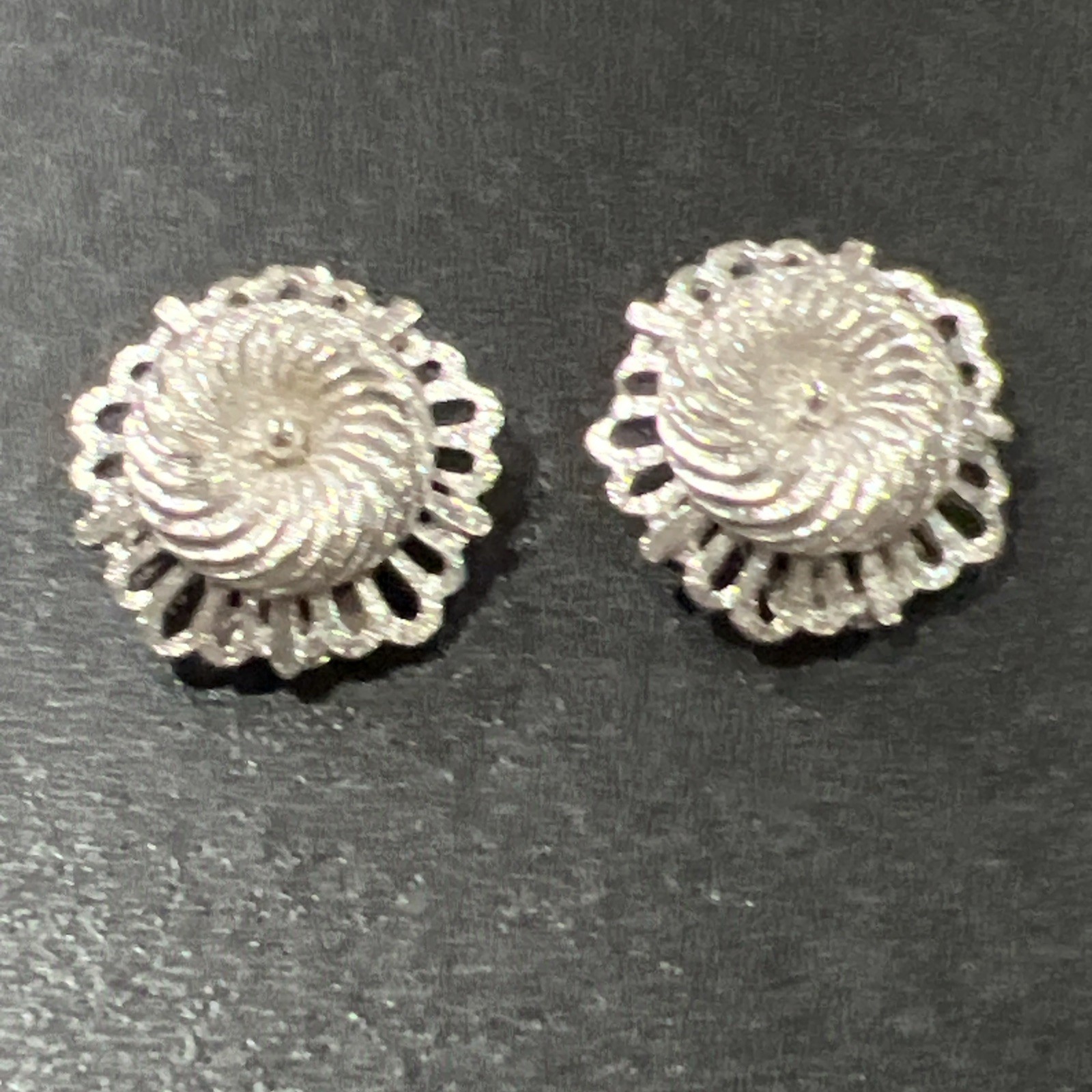 vintage Coro Clipon  Earrings  Signed
