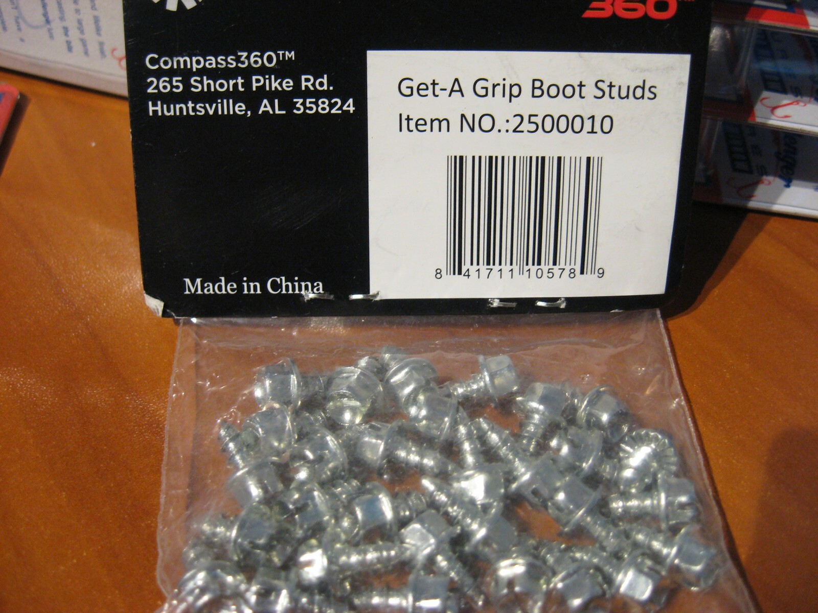 30 Compass 360 Wading Boot Studs Traction Spike Cleats NON Self Tapping Points