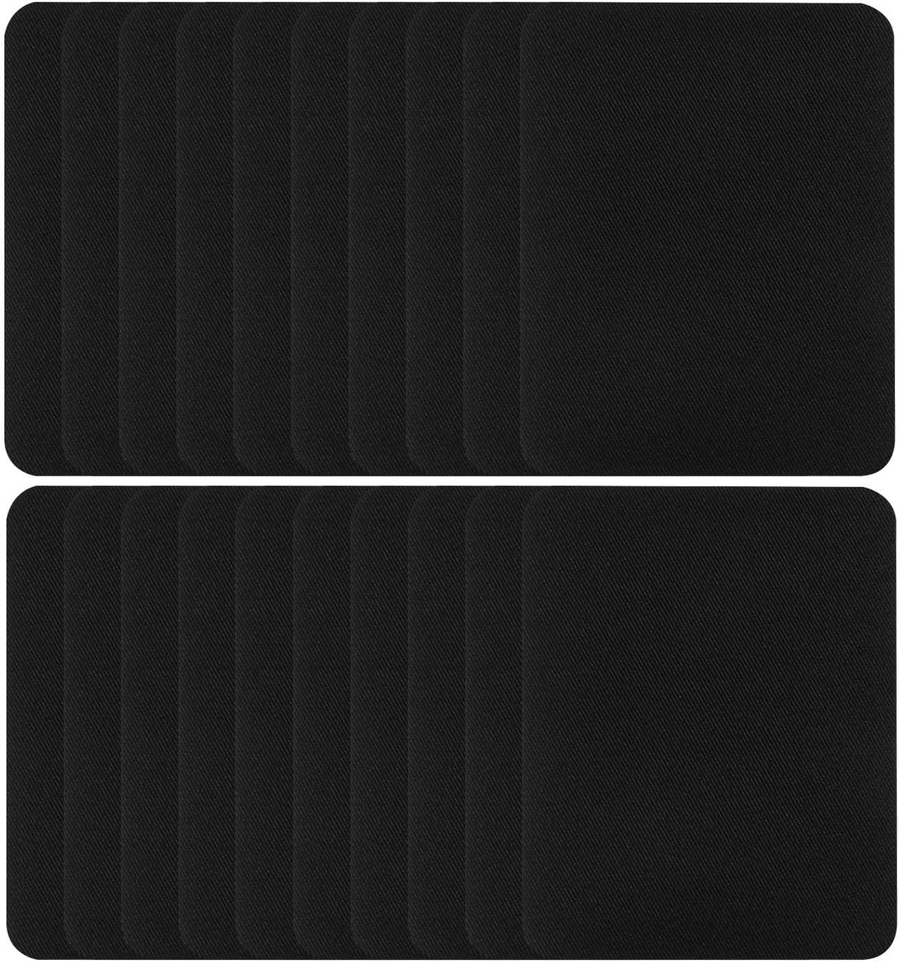 Iron on Patches,20 Pieces Black Iron on Patches for Clothing Repair Jeans,Shirt