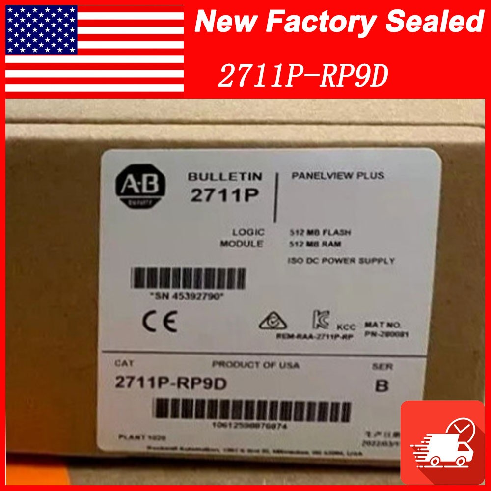 New AB 2711P-RP9D New in Box New Factory Sealed Free Shipping PLC 1PC