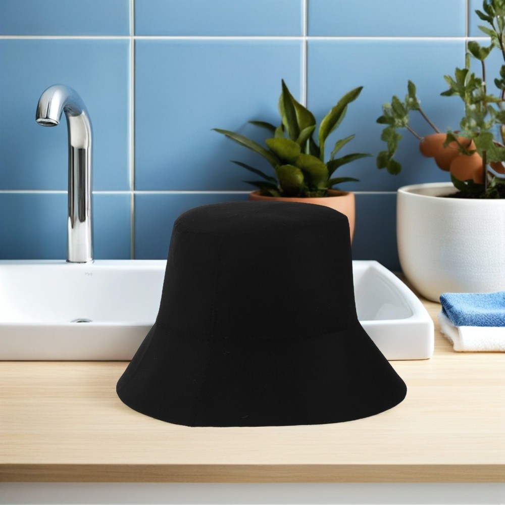 2pcs Felt Sauna Hat Wool Sauna Cap Heat-Resistant And Absorbent Wool Bucket Cap