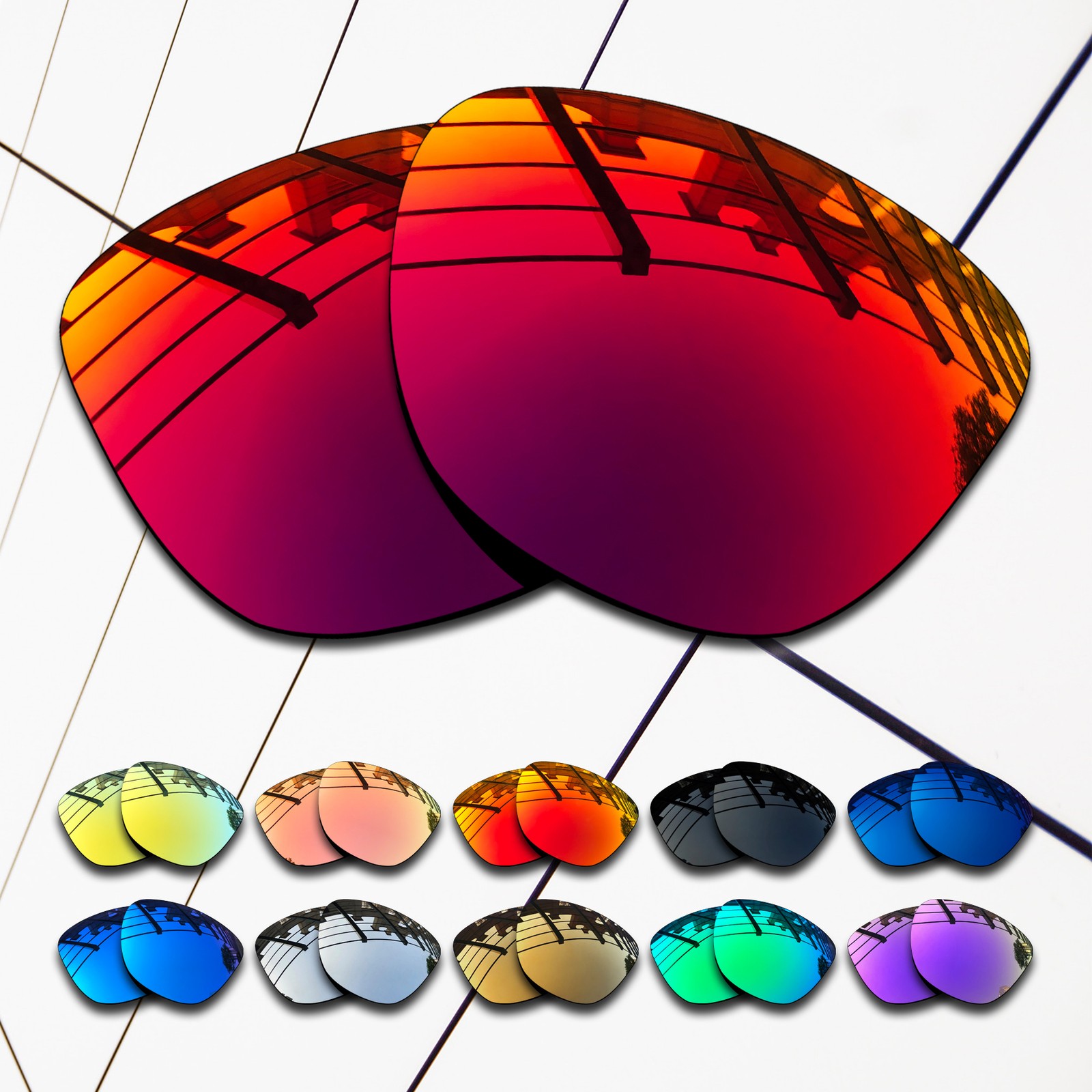 TURE POLARIZED Replacement Lenses for-Oakley Enduro OO9223 Multi-Colors
