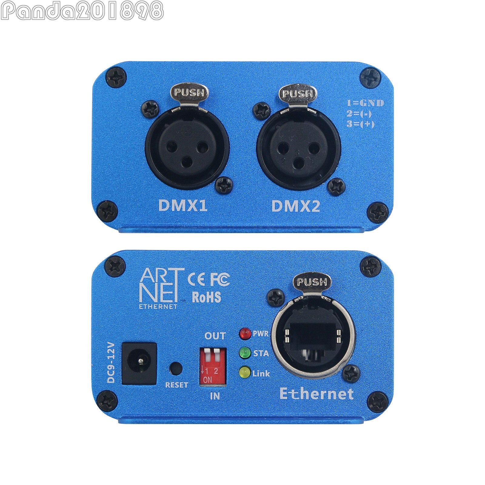 TP-D15 2Channel ArtNet Stage Light Controller 3 Core Network Signal Transmission