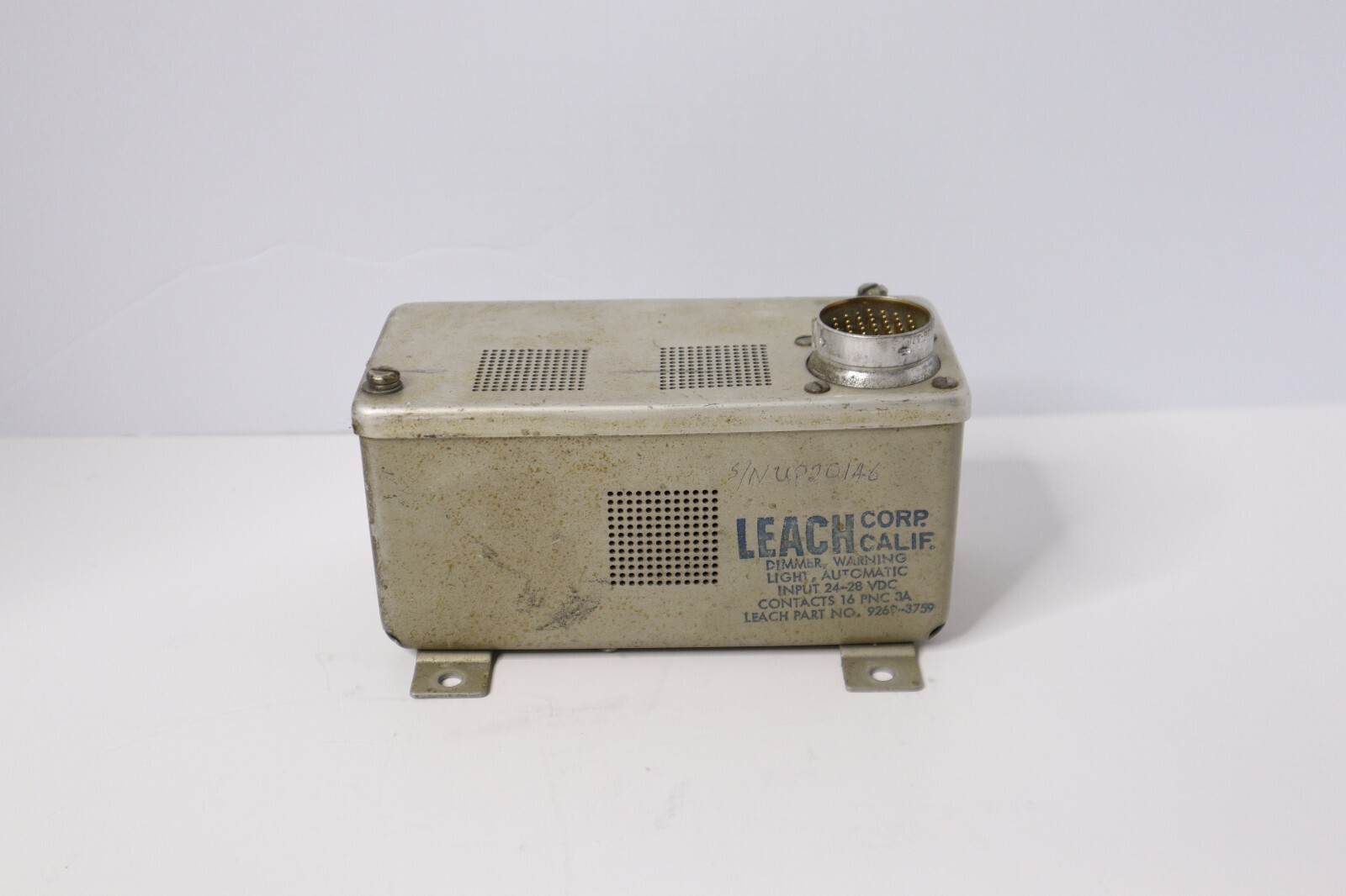 Leach Corp 9269-3759 Warning Light Dimmer