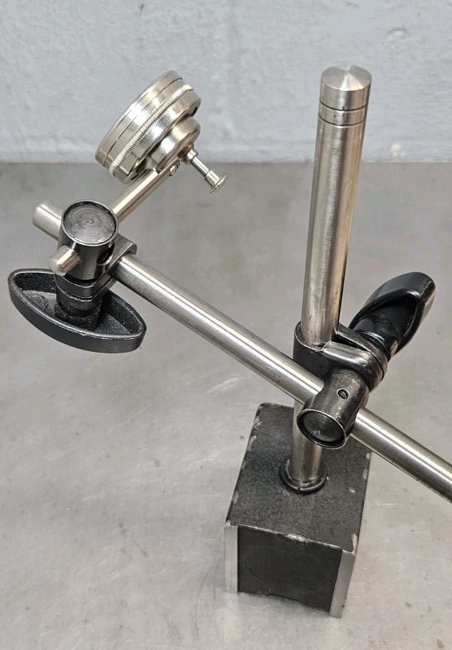 Starrett No. 196 dial indicator with a ??? magnetic base