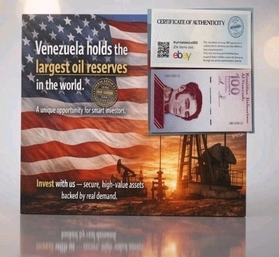100 x Venezuela 100 Digitales.  2023 UNC million Bolívares 💎💎 NEW with COA