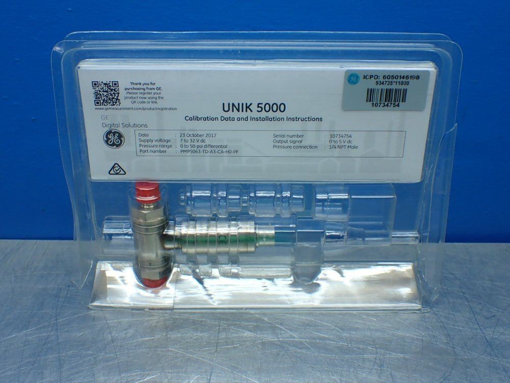 GE PMP5063-TD-A3-CA-H0-PF PRESSURE TRANSMITTER.  07251470263