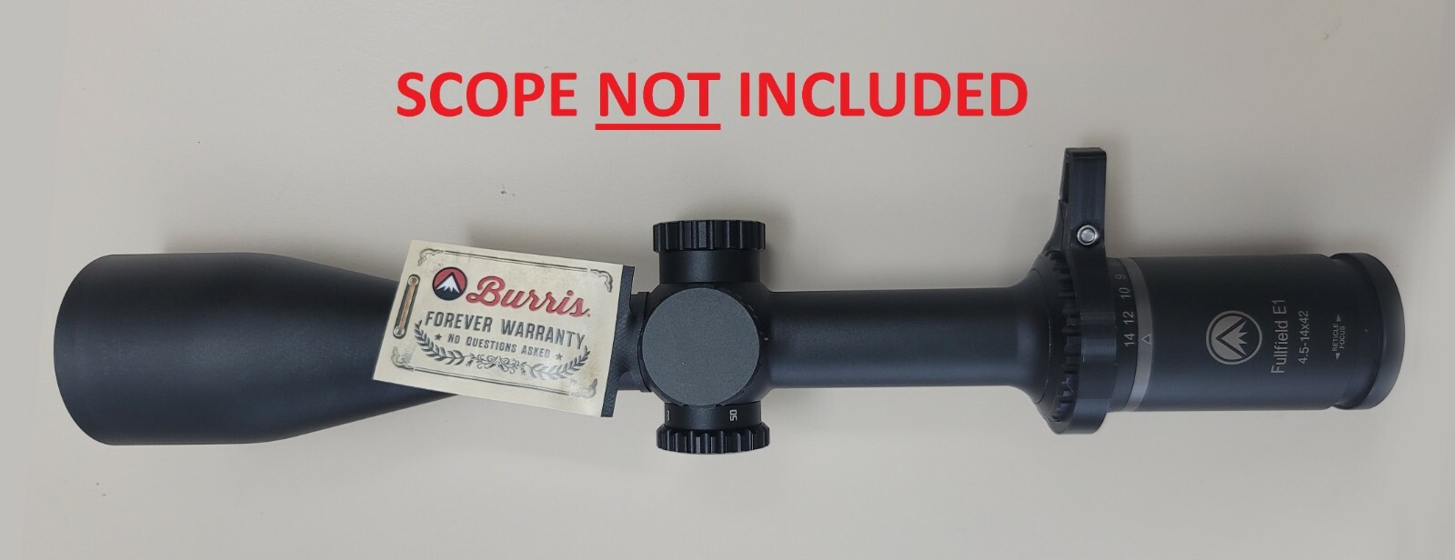 Burris Fullfield E1 Rifle Scope Quick Throw Lever