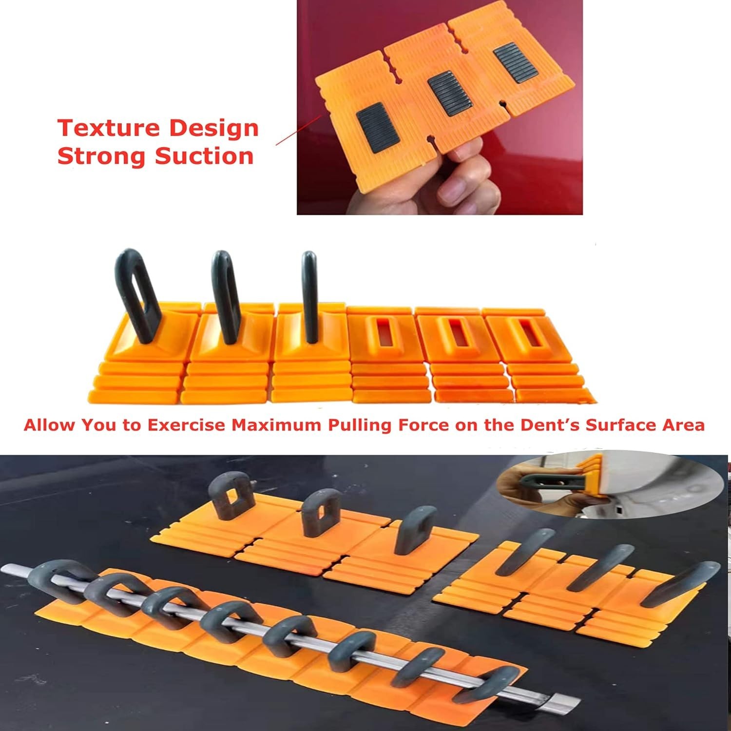 Versatile Paintless Dent Removal Tools - Kit for Car and Motorcycle Repairs