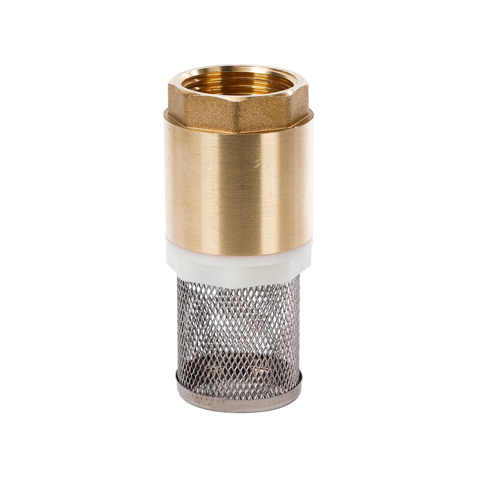 Brass Foot Valve 1" DN25 Check Valve Water Pump Bottom Valves One Way No Retu...