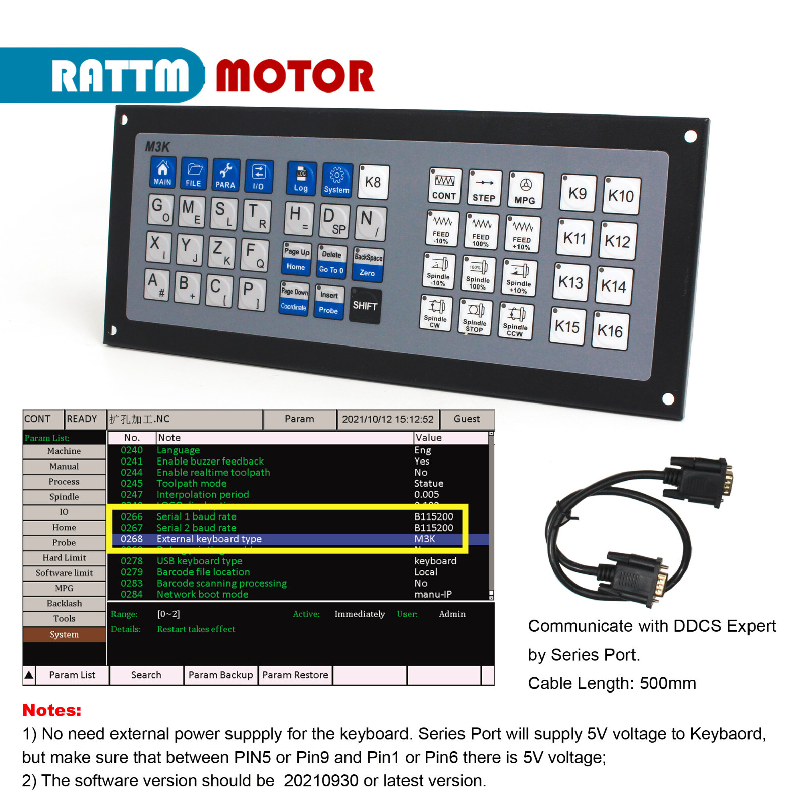 『US』4 AXIS CNC DDCS Expert Controller Offline Standalone PLC Control System+MPG