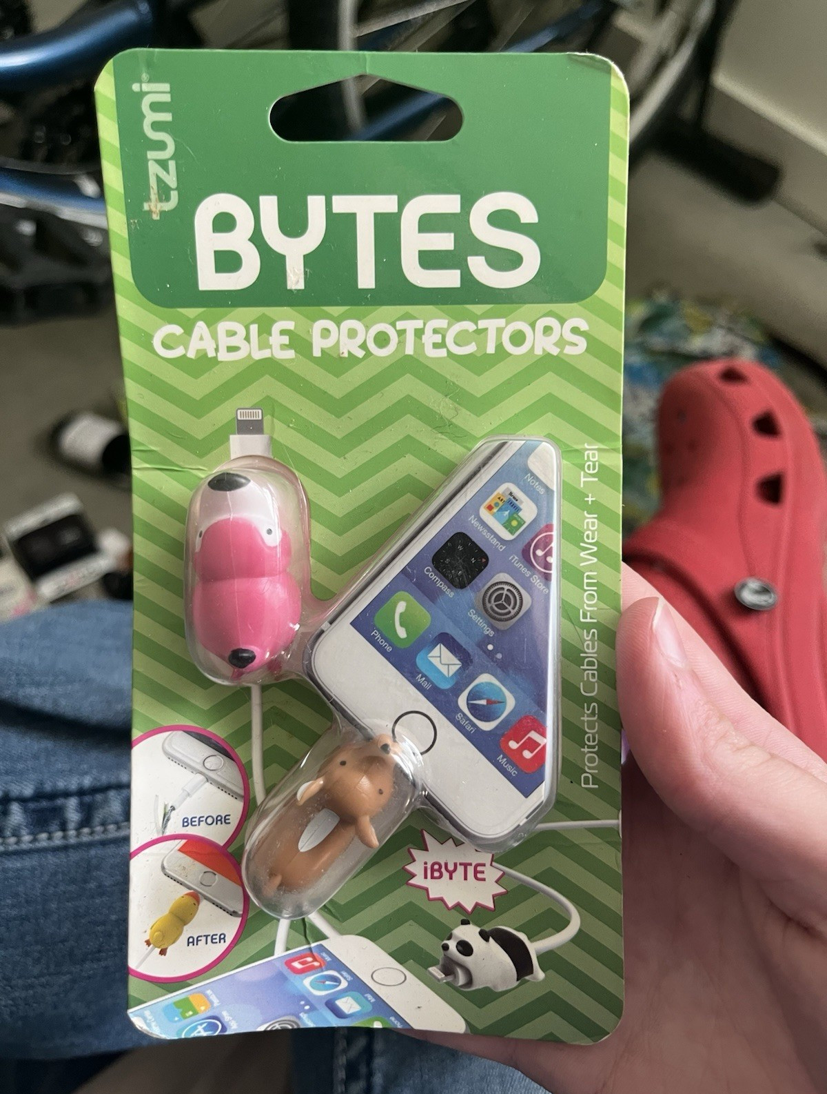 Tzumi Bytes iByte Cable Protectors 2 Pack Multicolor Universal Wear Protection