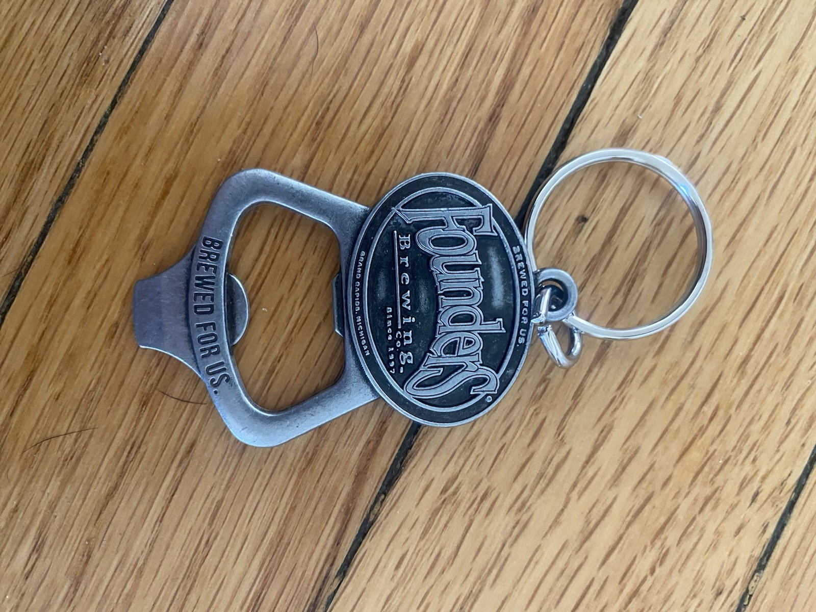 FOUNDERS BREWING CO SINCE 1997 KEYCHAIN BOTTLE OPENER