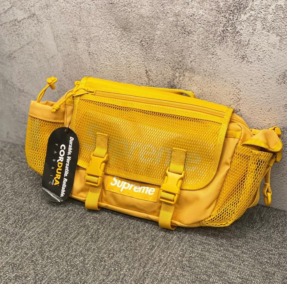 Supreme Yellow SS20 Cordura Waist Bag Belt Bag Crossbody Fanny Pack NWT