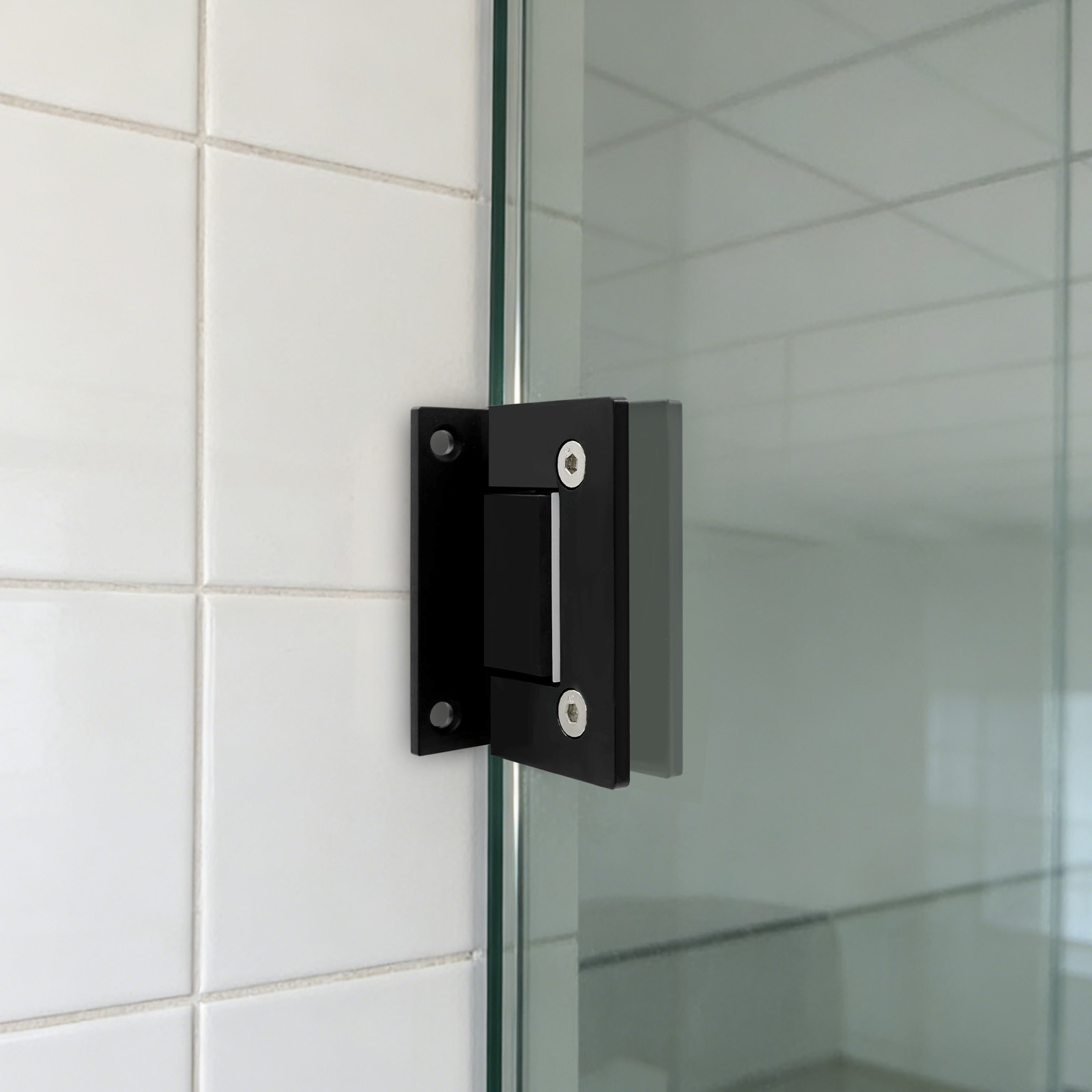 Shower Door Hinge, 90 Degree Heavy Duty Door Hinge, Tempered Glass Door Hinge