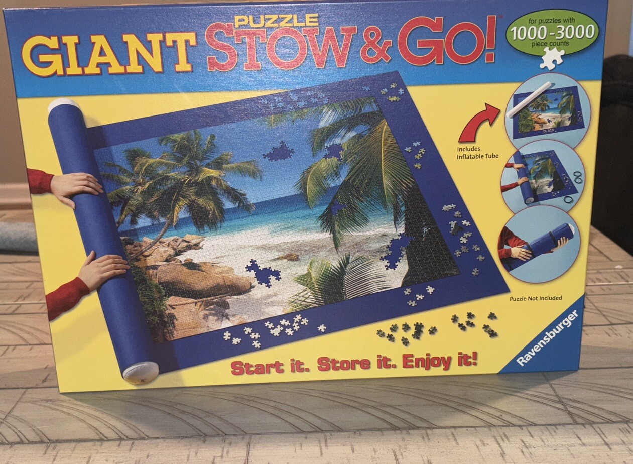 Ravensburger Giant Jigsaw Puzzle Stow Go 1000-3000 Pieces Portable Storage *READ