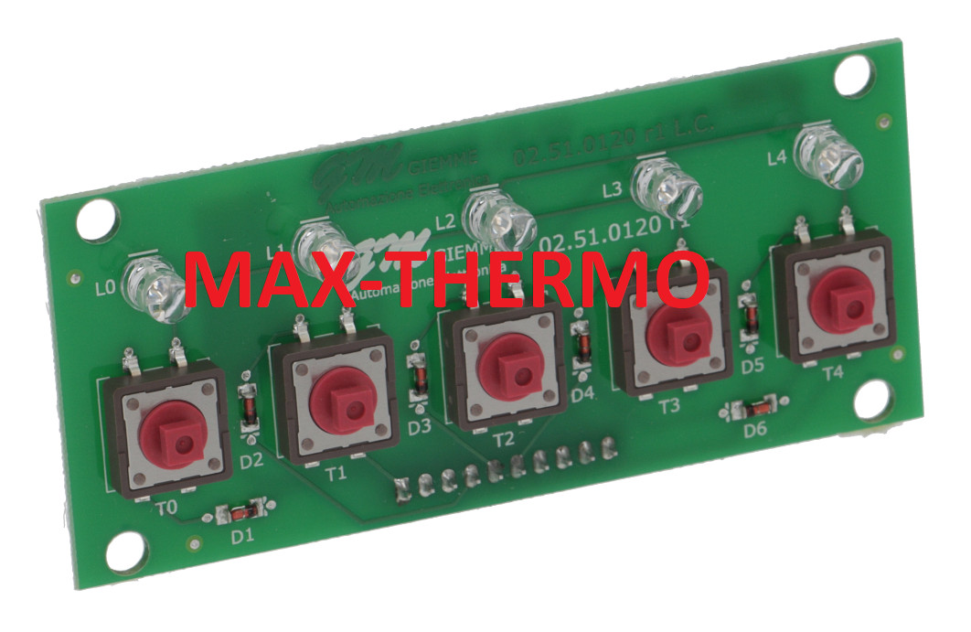 Astoria 18371131  TOUCH PAD ASSEMBLY 5 BUTTONS PUSE BUTTON PANEL Cma, Lavazza
