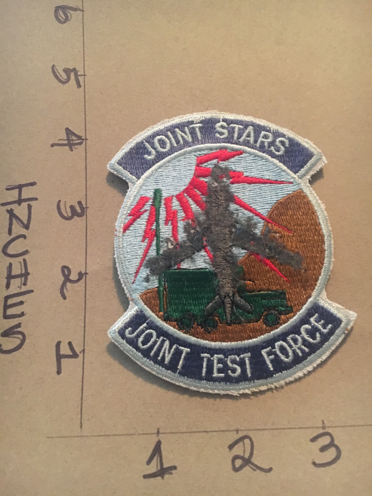 USAF Joint Stars Joint Test Force Squadron patch 5/12/25