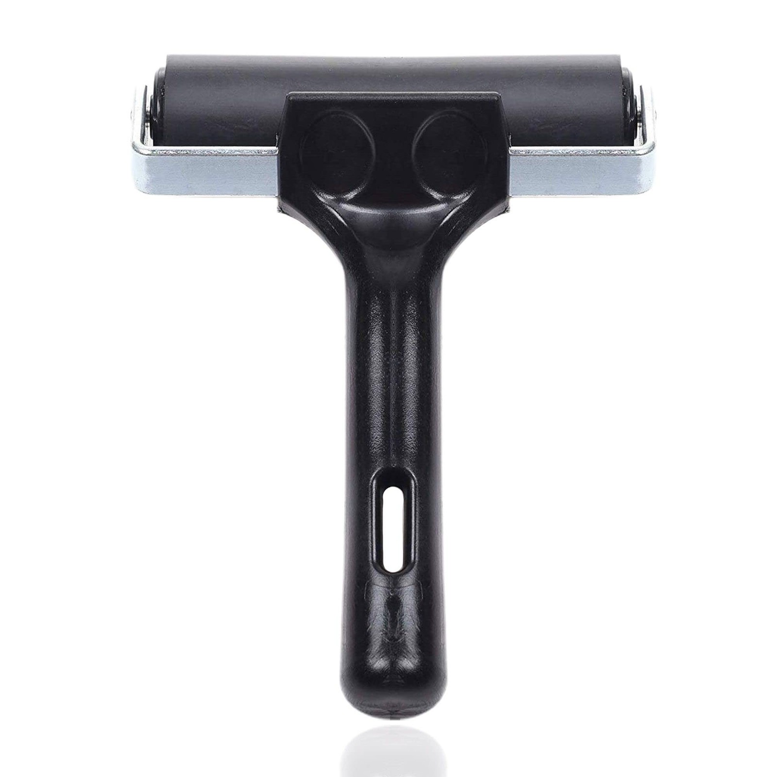 4-Inch Rubber Brayer Roller for Printmaking, Manual Roller Tool for Printmaki...