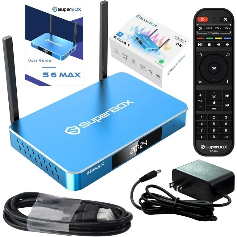 SuperBox S6 Max Android TV Box 64GB – Fast Shipping, Satisfaction Guaranteed