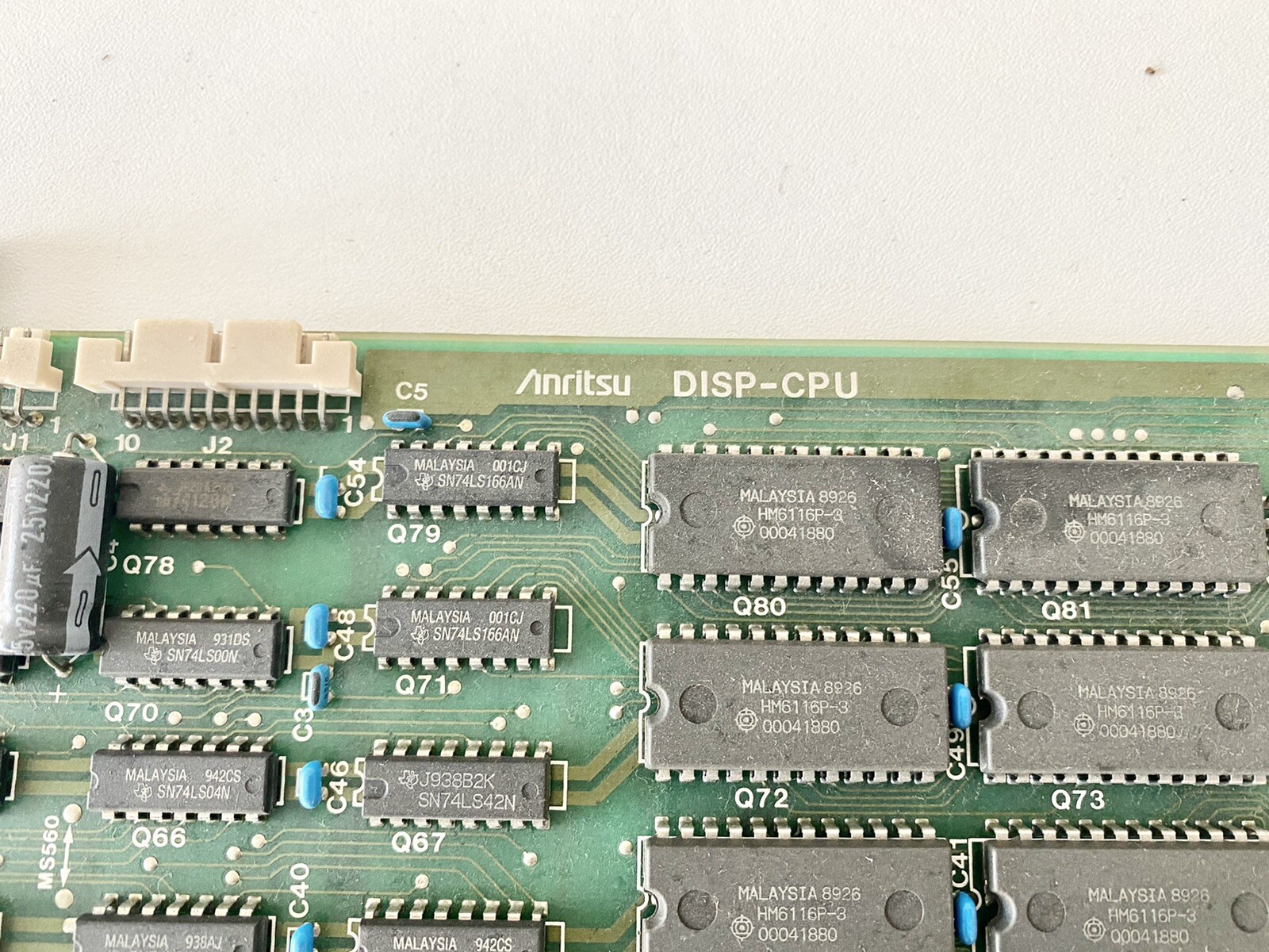 ANRITSU DISP CPU 322U9334 FOR ANRITSU MS420B NETWORK SPECTRUM ANALYZER