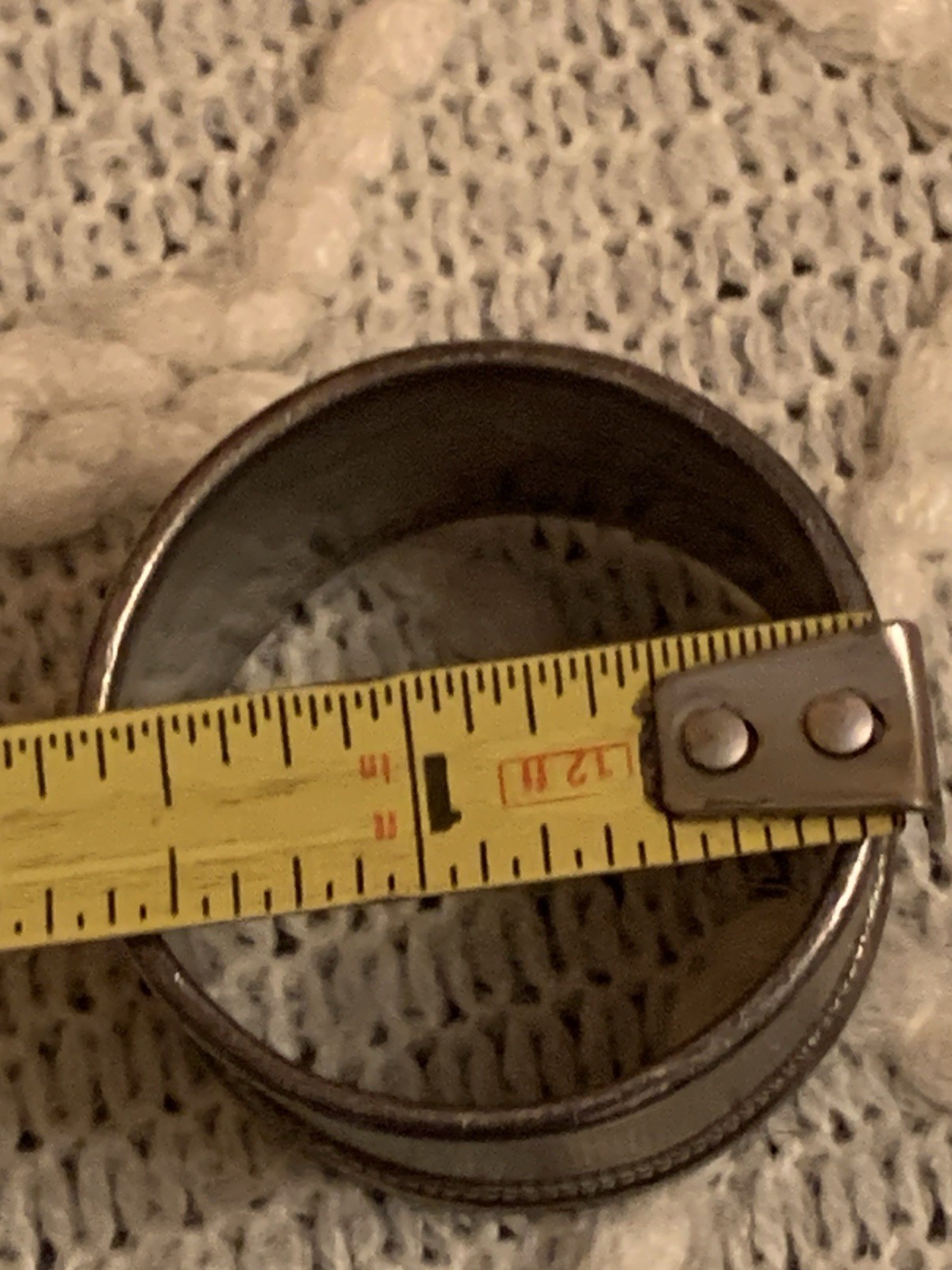 Sterling Silver napping ring antique , not marked, tested, 26 grams