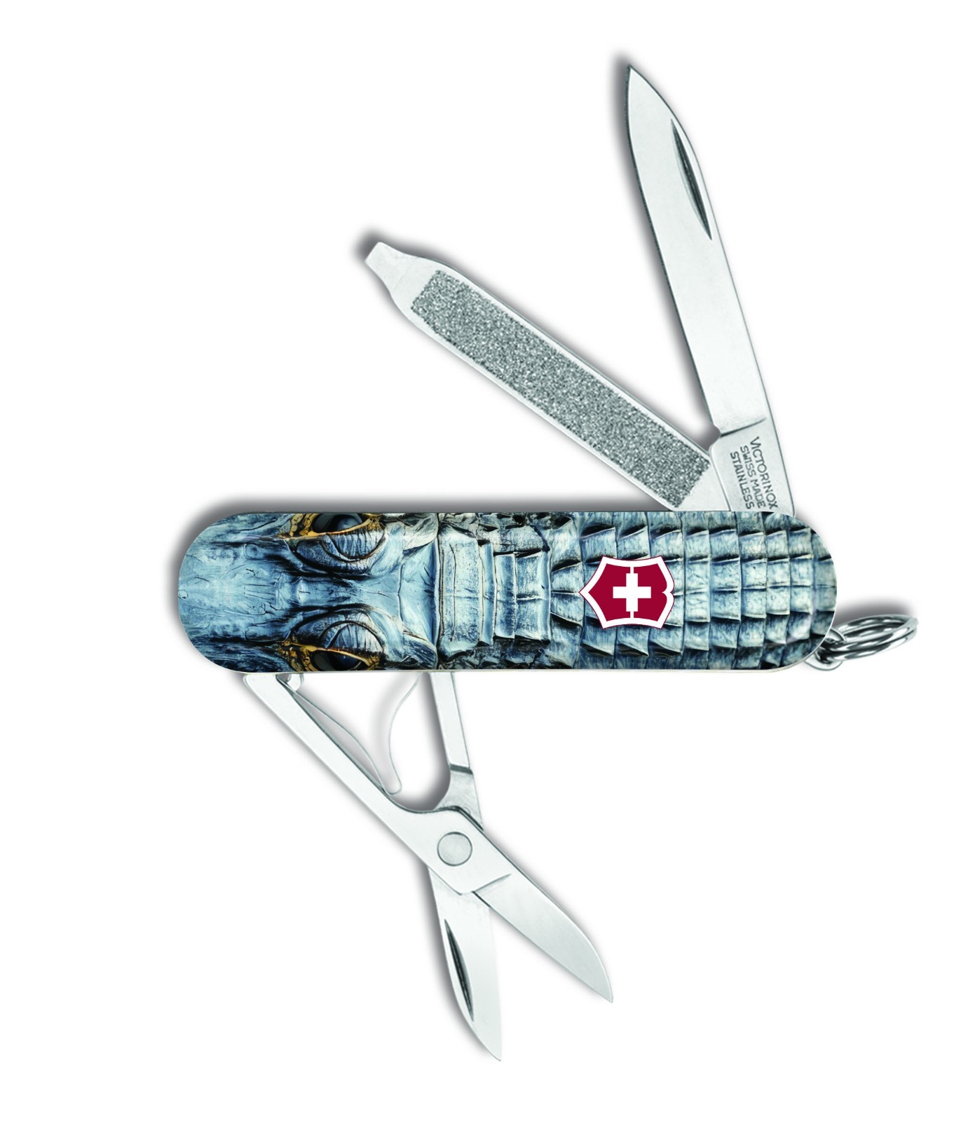 Victorinox Swiss Army Alligator Gator Skin CLASSIC SD Knife Knives Multi Tool