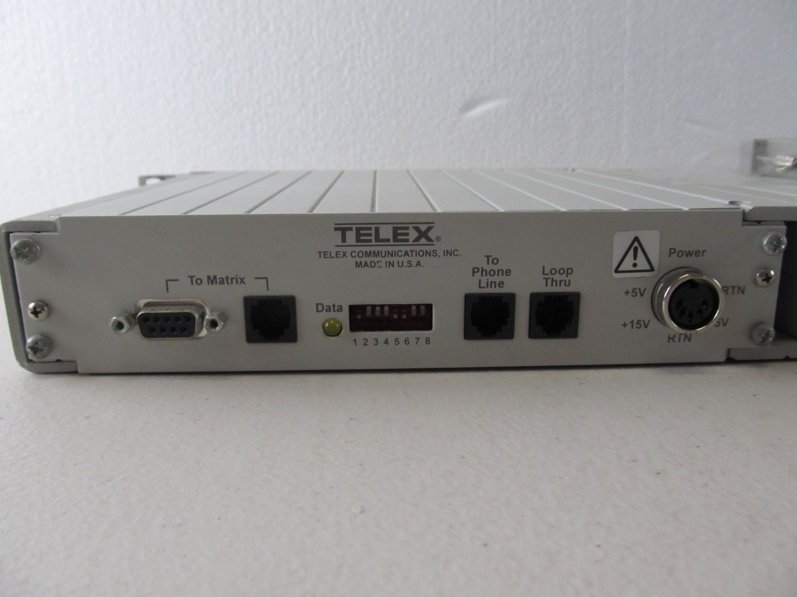 Dual RTS TIF-2000A Single-Line Digital Telephone Interface **NO A/C**