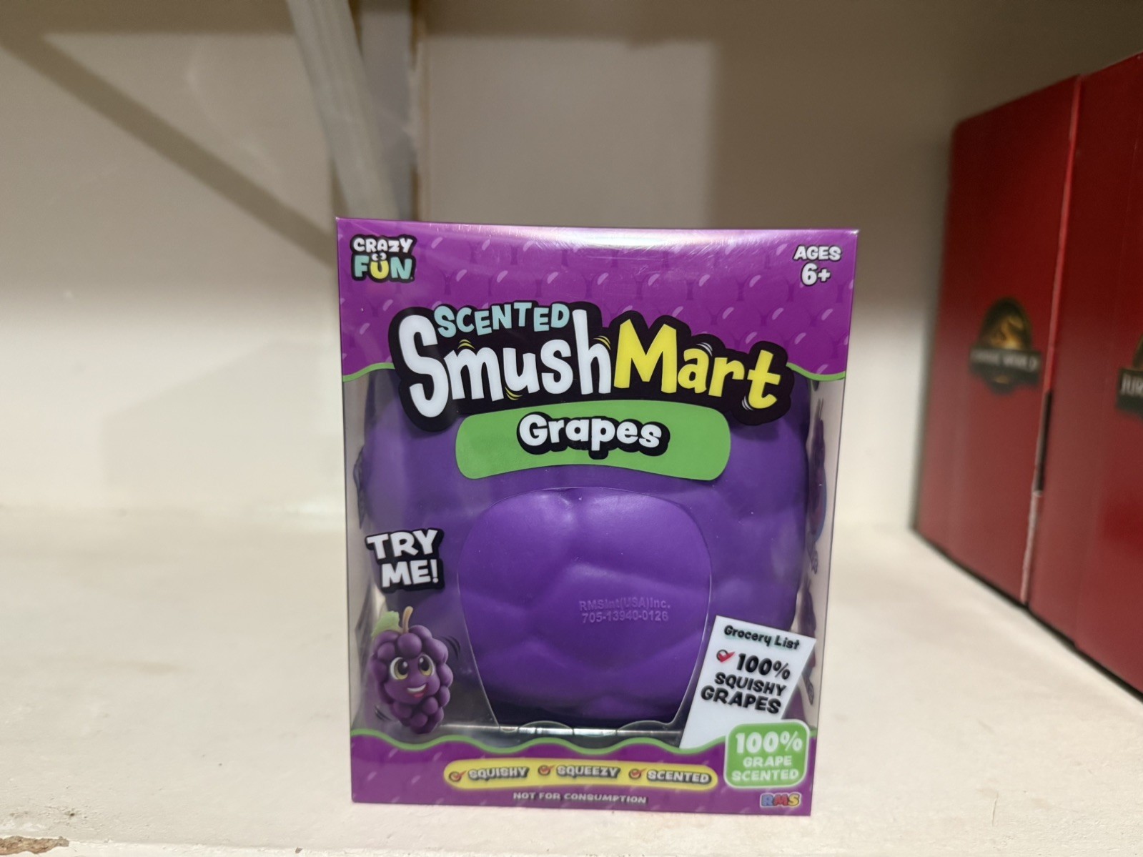 (IN-HAND) Crazy Fun Smush Mart Purple Grapes Squishy Scented Viral Toy