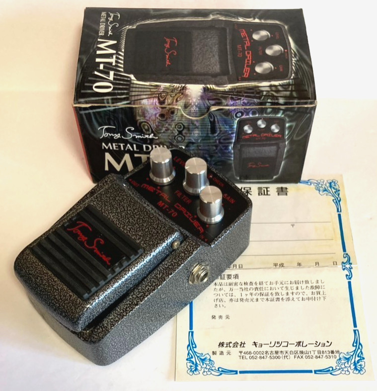 [W/Box] Tony Smith MT-70 Metal Driver Guitar Effects Pedal Free Ship From Japan