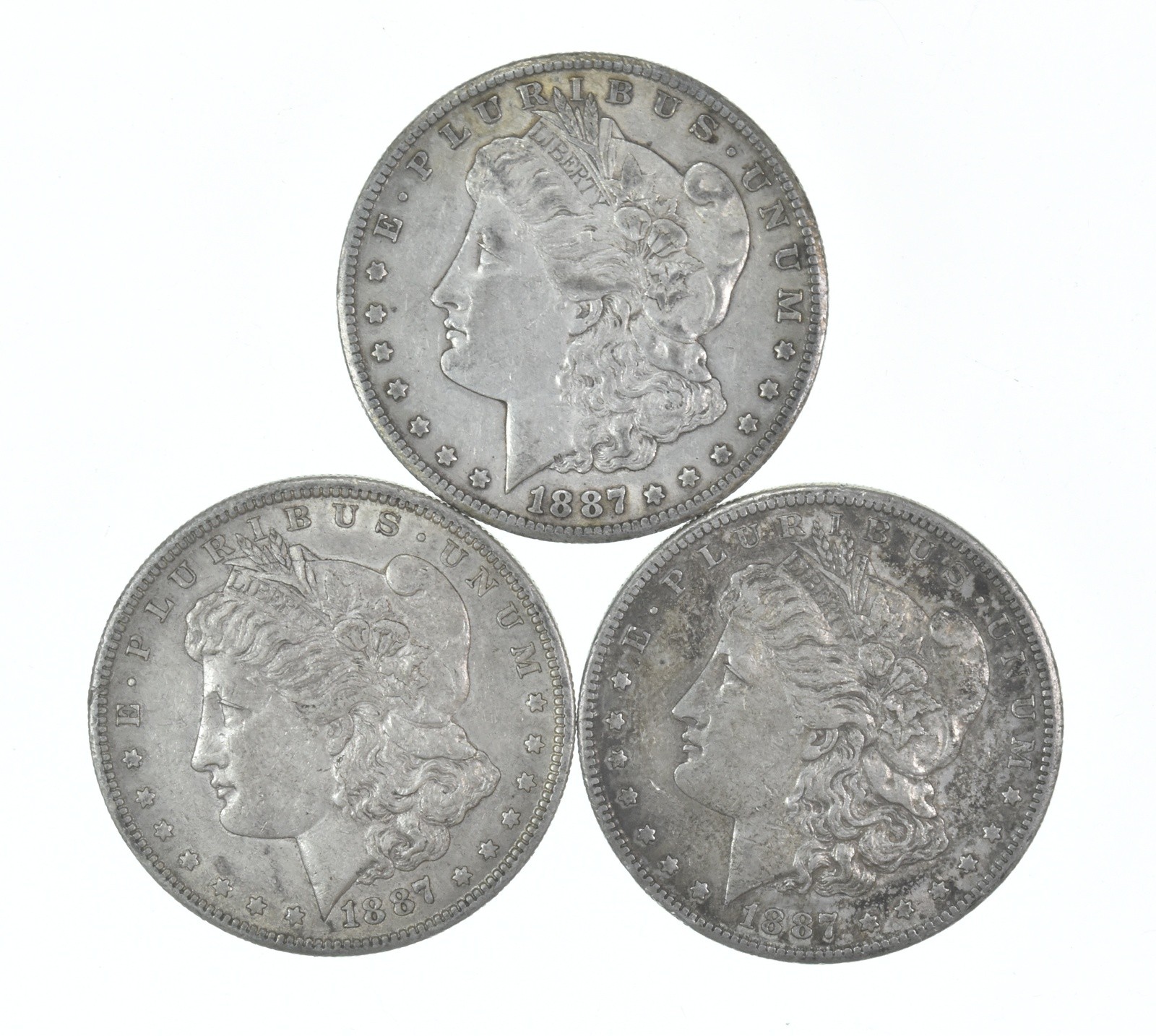 XF 1887-S Morgan Silver Dollar (1 coin)