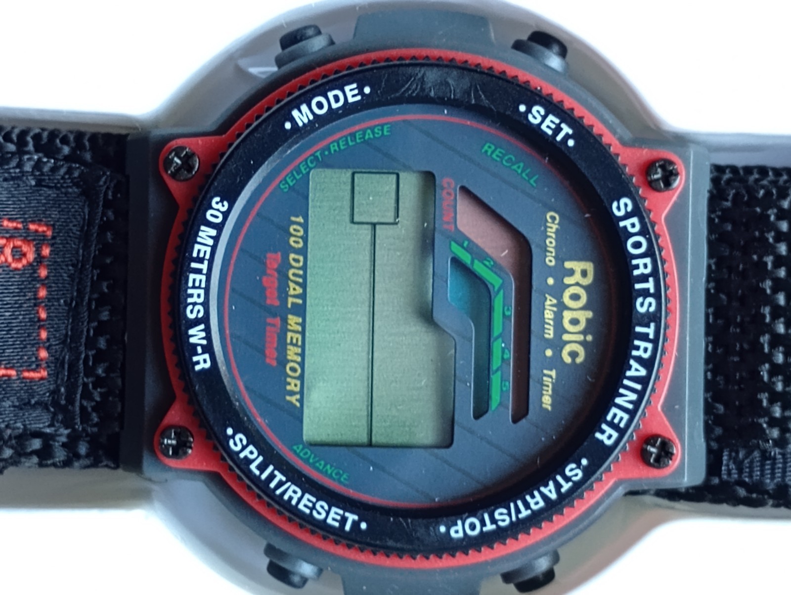 Robic SC534 Referee Officials Watch Game & Match Timer Jet Black NEW sc-534 Race